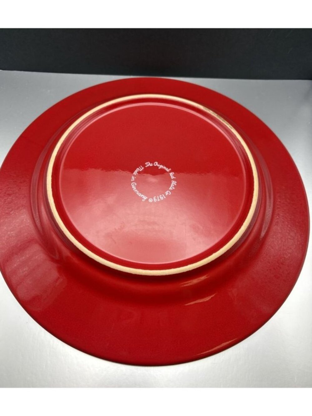 Original Red Plate You Are Special Today 10.5" Dish Germany Co 1979 - Picture 2 of 3